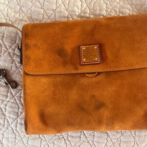 Dooney & Bourke Brown Suede Crossbody Bag